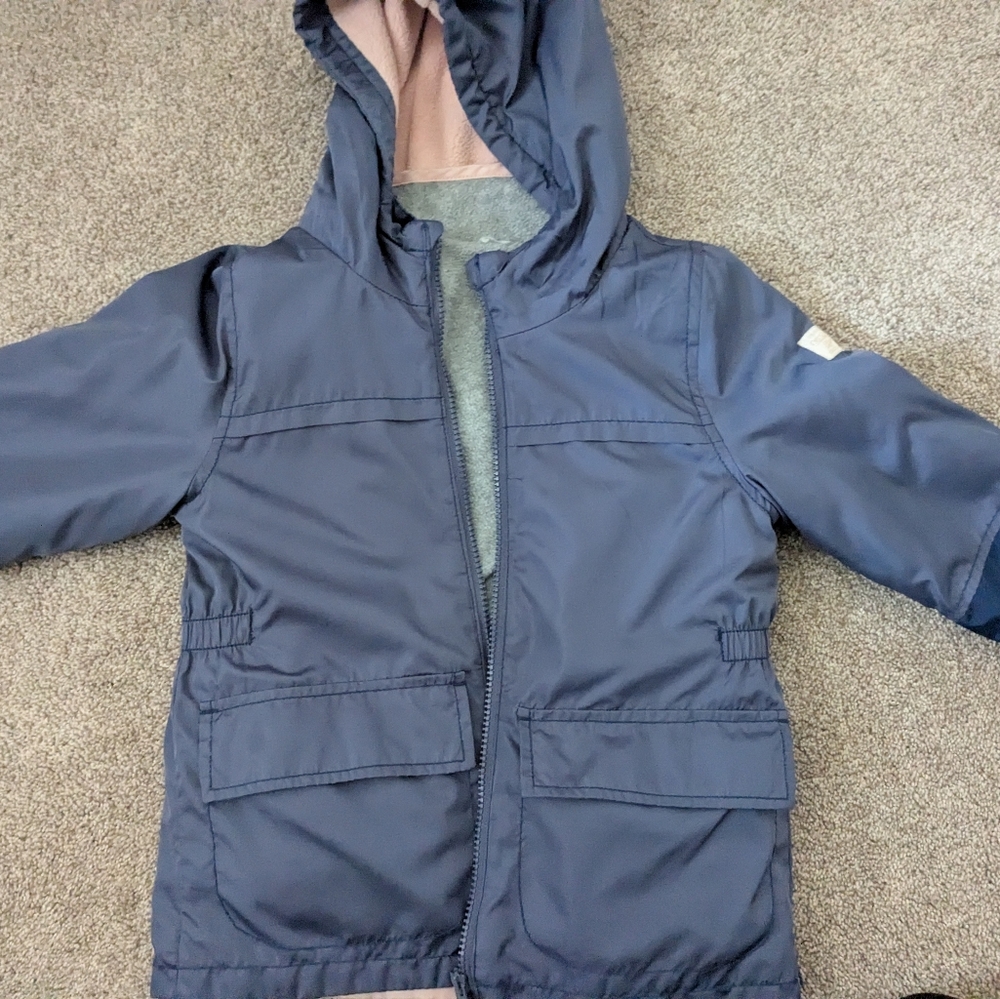 OshKosh B'gosh Pink and Blue Hooded Jacket